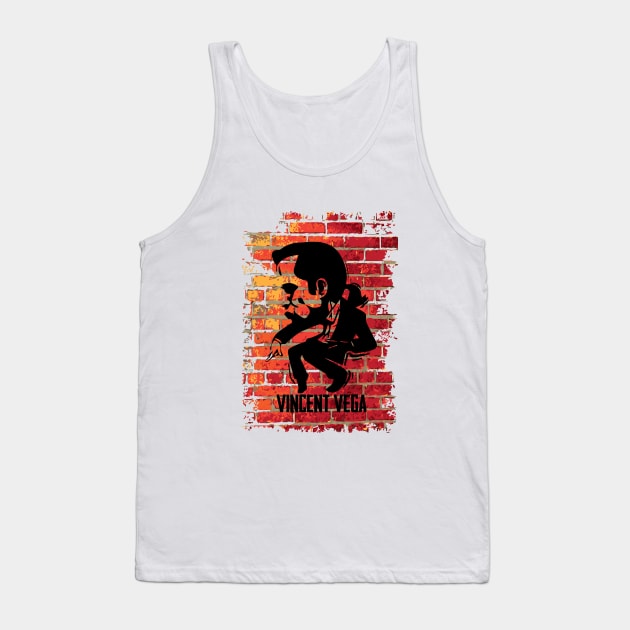 Pulp Fiction - Vincent Vega Tank Top by CAUTODIPELO